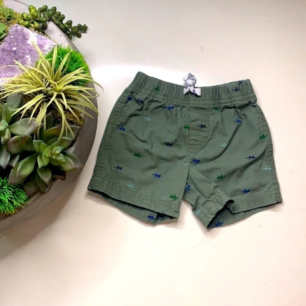 Carter’s infant 9 m gecko lizard Print casual  Shorts